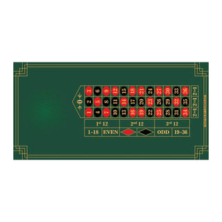 Bet Vault Roulette Table Mat - Rectangle, 6x3ft - Acesfull QA