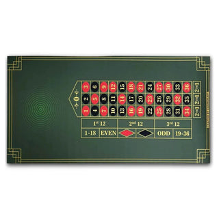 Bet Vault Roulette Table Mat - Rectangle, 6x3ft - Acesfull QA