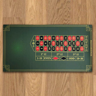 Bet Vault Roulette Table Mat - Rectangle, 6x3ft - Acesfull QA