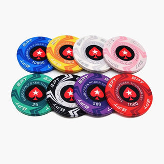 Customisable Poker Chips- Ceramic, 40/43/45/50mm - Acesfull QA