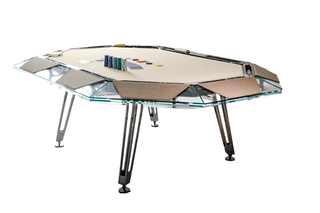 Cronus Glass Poker Table - Acesfull QA