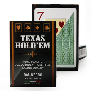 Dal Negro Texas Holdem Playing Cards - Pack of 10, Multi Colors - Acesfull QA