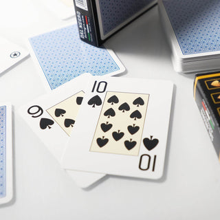 Dal Negro Texas Holdem Playing Cards - Pack of 10, Multi Colors - Acesfull QA