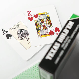 Dal Negro Texas Holdem Playing Cards - Pack of 10, Multi Colors - Acesfull QA