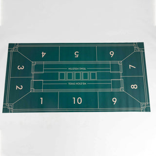 Gripper Series Poker Table Mat - Rectangle, 6x3ft - Acesfull QA