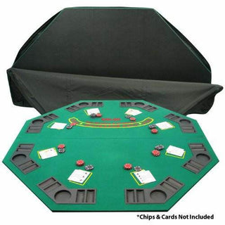 Folding Poker Tabletop - Octagonal, 4x4ft - Acesfull QA
