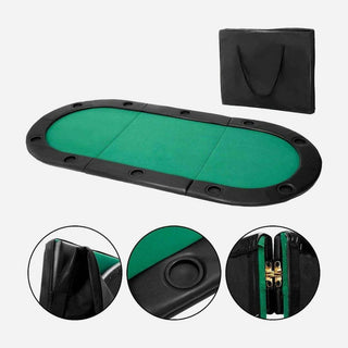 Masterfold Poker Tabletop - Oval, 6x3ft - Acesfull QA