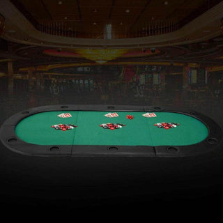 Masterfold Poker Tabletop - Oval, 6x3ft - Acesfull QA
