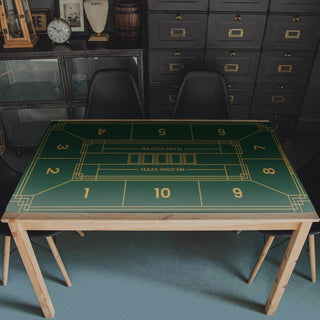 Gripper Series Poker Table Mat - Rectangle, 6x3ft - Acesfull QA
