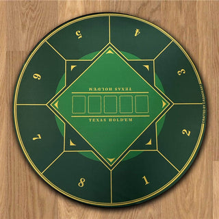 Gripper Series Poker Table Mat - Round, 4x4ft - Acesfull QA