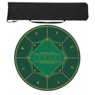 Gripper Series Poker Table Mat - Round, 4x4ft - Acesfull QA