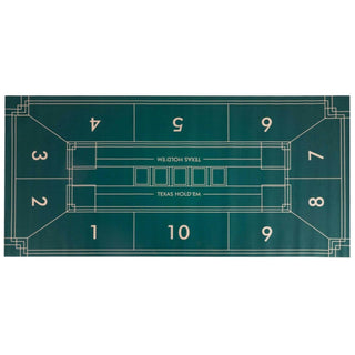 Gripper Series Poker Table Mat - Rectangle, 6x3ft - Acesfull QA