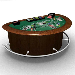 Leo Printed Blackjack Table - Acesfull QA